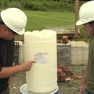 GHS Container Labels in Construction Environments